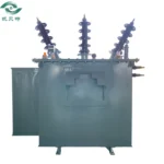 Pole-mounted oil-immersed transformer
